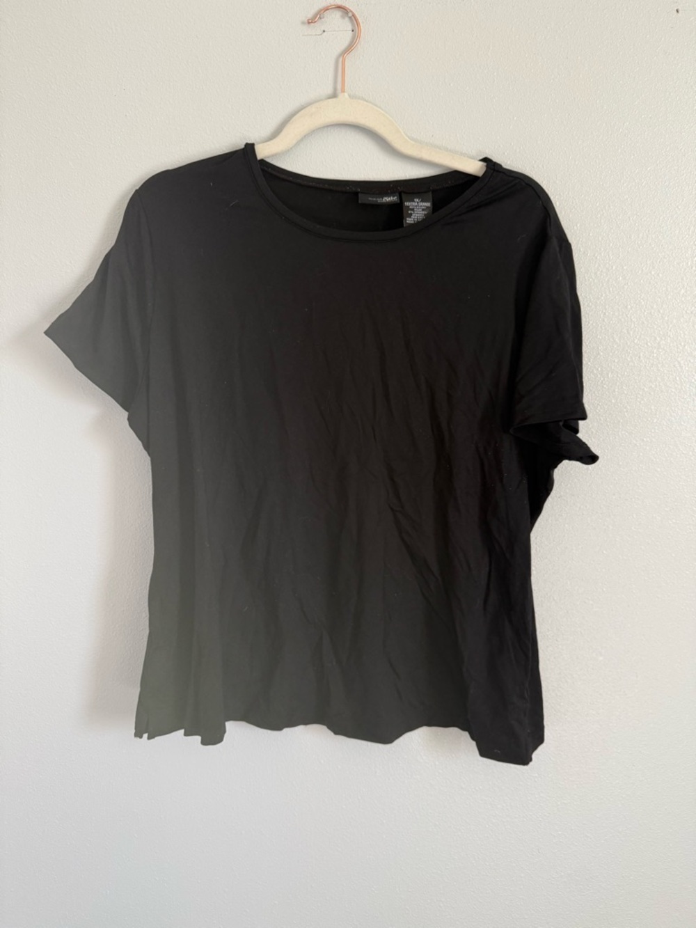 East 5th Women’s Black Short Sleeve Crewneck Tee Size 1x